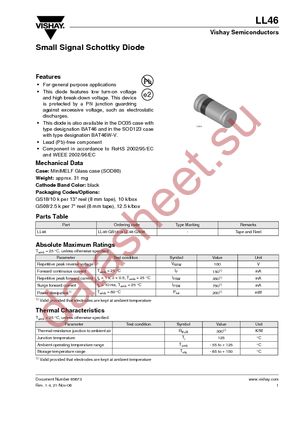 LL46-GS18 datasheet  